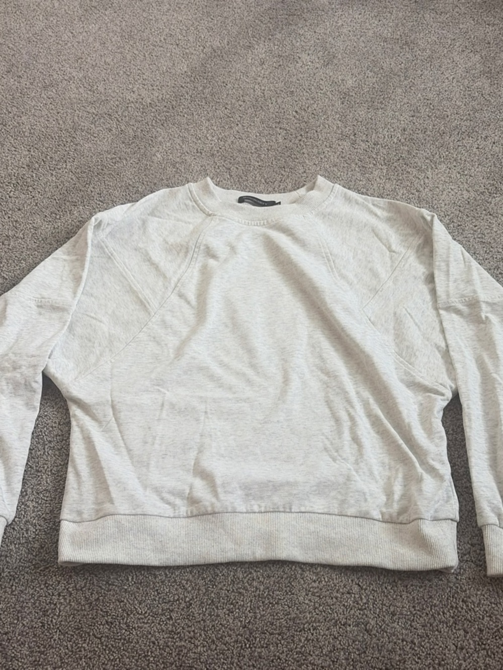 Light Gray Crewneck Sweater - Unbranded